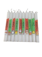 REF: 000009886 CACH. VELAS NAVIDEÑAS MENSAJE  * 10 UNDS