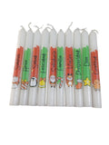 REF: 000009886 CACH. VELAS NAVIDEÑAS MENSAJE  * 10 UNDS