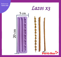 REF: 70000A080 MOLDE SILICONA LAZOS * 3