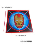 REF: 300104067 LASER CUADRO 30 X 30 CMS IRON MAN