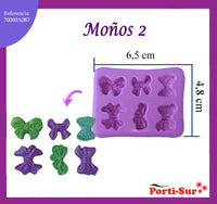 REF: 70000A087 MOLDE SILICONA MOÑOS *6 # 2
