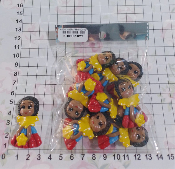 REF: PR0001029 PRENDEDOR NEGRA AFRO *10 UND *LS*