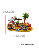 REF: NAV001042 NAV.PESEBRE NAVIDEÑO STDO GDE 6 ALTO *9 ANCHO