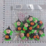 REF: HA0001121 HALLOW. PRENDEDOR BRUJA CALABAZA SIN PIES   *CLL*