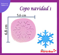 REF: 70000A119 MOLDE SILICONA COPO NAVIDAD # 1