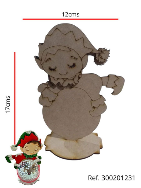 REF: 300201231 LASER DUENDE CON BASE 15 ALTO *8.5 ANCHO