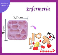 REF: 70000A125 MOLDE SILICONA ENFERMERIA