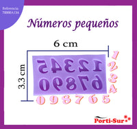 REF: 70000A134 MOLDE SILICONA NUMEROS PEQUEÑOS