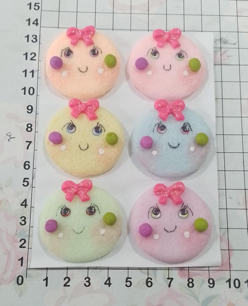 REF: A00001391 APLIQUE GALLETAS MOÑO * 6 UND MD