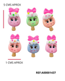 REF: A00001437 APLIQUE PALETAS ANIMADAS STDAS *6 UNDS   *RL*