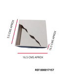 REF: 000017157 MDF. CAJA SERVILLETA MEDIA TAPA TIPO MORA 5.5 ALTO * 16.5 ANCHO * 16.5 FONDO