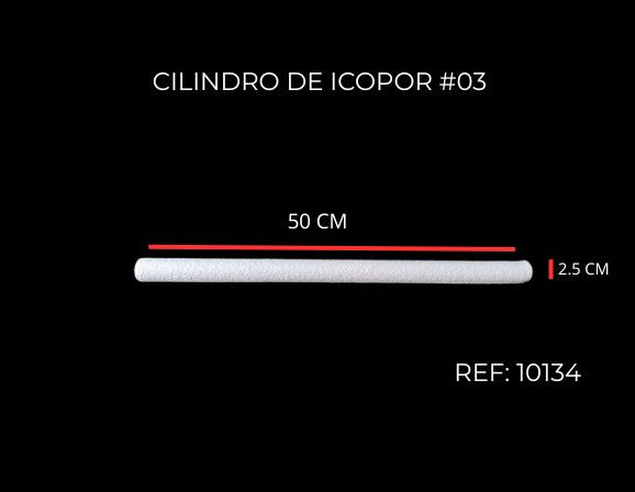 REF: 000010134 CILINDRO DE ICOPOR #3 X 50CM
