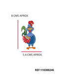 REF: 801000236 LASER APLIQUE GALLO #6 8.5 *4