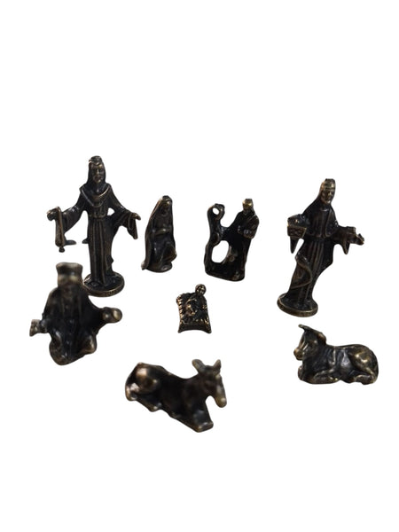 REF: 000025107 PESEBRE PEQUEÑO EN BRONCE