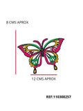 REF: 801000314 LASER APLIQUE MARIPOSA PUNTAS REDONDAS 8*12