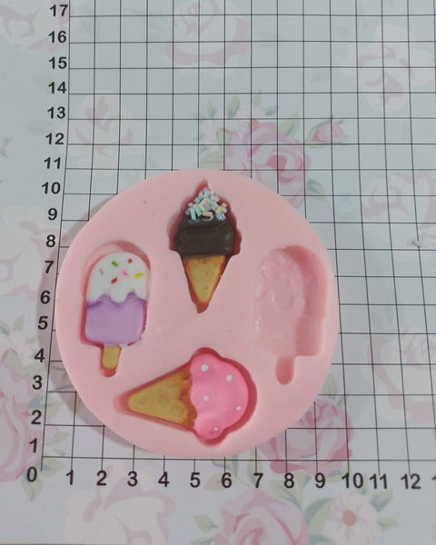 REF: 70000F262 MOLDE SILICONADO CONOS,HELADOS *4