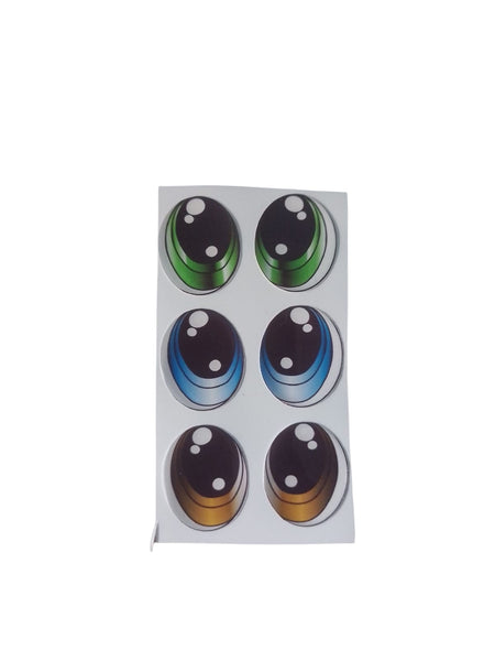 REF: 80000V287 ADH. OJOS RESINADOS #  81 * 3 PARES 2 CMS