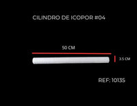 REF: 000010135 CILINDRO DE ICOPOR #4 X 50CM