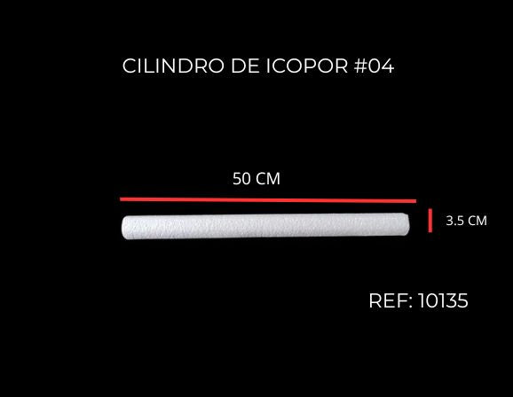 REF: 000010135 CILINDRO DE ICOPOR #4 X 50CM