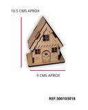 REF: 300103018 LASER CASA PEQUEÑA PESEBRE 10.5 X 9CMS