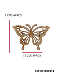 REF: 801000314 LASER APLIQUE MARIPOSA PUNTAS REDONDAS 8*12