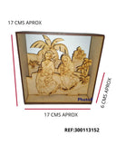 REF: 300113152 LASER CUADRO NACIMIENTO BURRO 17*17*6 CMS