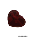 REF: 000012315 ENV. CAJA REGALO CORAZON MED.17 ALTO 18.5 ANCHO 7.5 ALTO REF 6010/4020