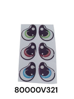 REF: 80000V321 OJOS RESINADOS # 18 * 3 PARES PARES 3 CMS APRX.