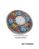 REF: 801000324 LASER RELOJ DOBLE FONDO REDONDO 30 CMS