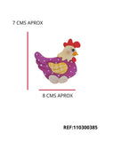 REF: 300101406 LASER GALLINA 2  HUEVOS 7*8 CMS