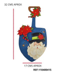 REF: 300201173 LASER PALA NAVIDEÑA PAPA NOEL PONZETIAS 32*17 CMS
