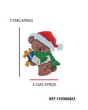 REF: 300201178 LASER APLIQUE OSO NAVIDEÑO 7*6 CMS