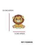 REF: 801000475 LASER APLIQUE LEON 10 ALTO*9 ANCHO