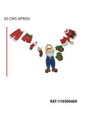 REF: 110300469 P.PINTADO LASER NOEL CUERDA CABUYA ACCESORIOS (ROPA) * 10 PIEZAS 20 ALTO(300113182)