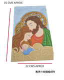 REF: 300101606 LASER RECUADRO SAGRADA FAMILIA  35*22 CMS(LIBRE)