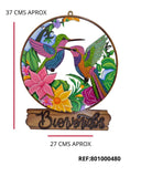 REF: 801000480 LASER ARO COLIBRI BIENVENIDOS 37 ALTO *27 ANCHO