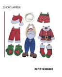 REF: 110300469 P.PINTADO LASER NOEL CUERDA CABUYA ACCESORIOS (ROPA) * 10 PIEZAS 20 ALTO(300113182)