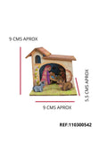 REF: 300113085 LASER CASITA NACIMIENTO INFANTIL  # 2 9*9*5.5 CMS