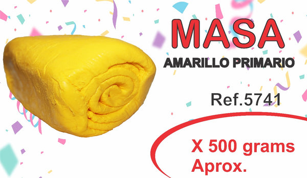 REF: 000005741 QMI. MASA AMARILLO PRIMARIO X 500 GRS APROX.