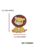 REF: 801000610 LASER APLIQUE LEON 8.5 ALTO *5.5 ANCHO