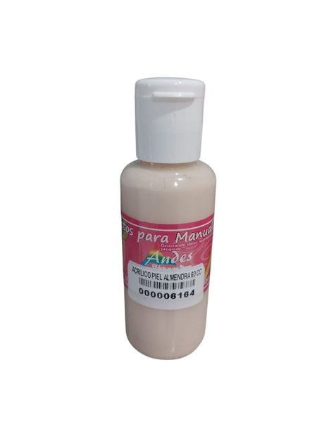 REF: 000006164 PROD. ANDES ACRILICO PIEL ALMENDRA 60 CC * 10 UNDS 50549