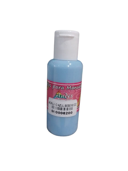 REF: 000006200 PROD. ANDES ACRILICO AZUL BEBE 60C.VINI. 50440