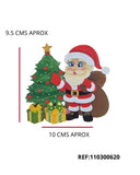 REF: 300201262 LASER APLIQUE PAPA NOEL REGALOS 9.5 ALTO *10 ANCHO