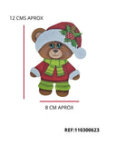 REF: 300201263 LASER APLIQUE OSO NAVIDEÑO BUFANDA 12 ALTO *8 ANCHO