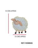 REF: 801000632 LASER APLIQUE OVEJA POMPONA # 1 10*10