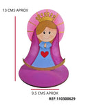 REF: 300101222 LASER VIRGEN DE GUADALUPE REDONDA 13*9.5 CMS