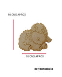 REF: 801000633 LASER APLIQUE OVEJA ACOSTADA # 2 10*10
