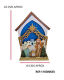 REF: 110300635 P.PINTADO LASER CASA PESEBRE ESTRELLA 26 ALTO * 18 ANCHO (300114138)