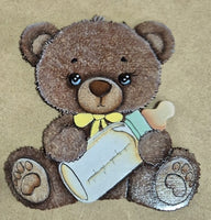 REF: 801000413 LASER APLIQUE OSO TETERO 8.5*7 CMS