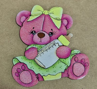 REF: 801000414 LASER APLIQUE OSITA MOÑO TETERO 8*7 CMS